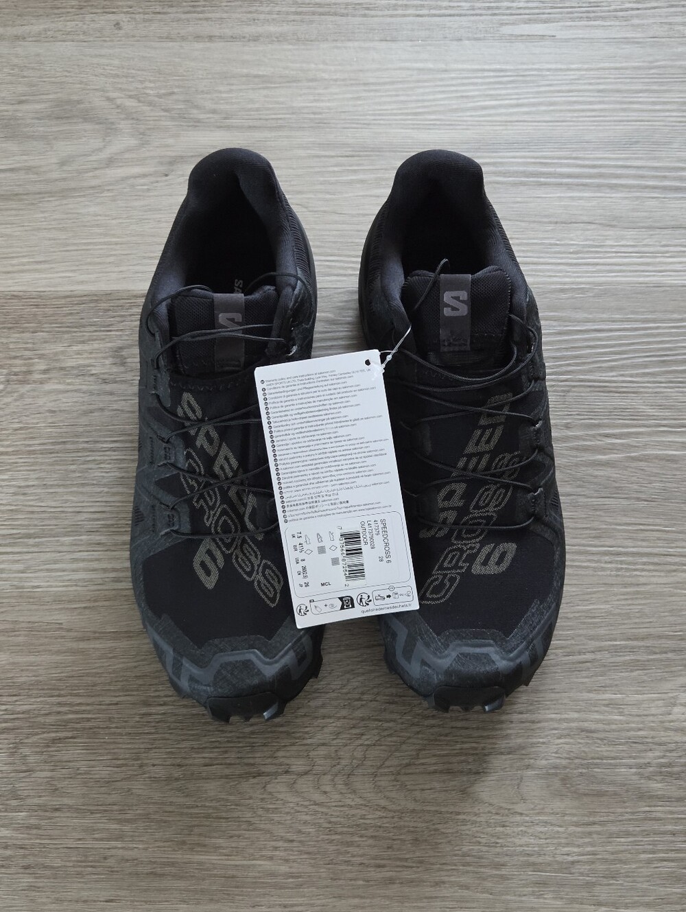 Salomon Speedcross 6 Trail Running Shoes Black Men's Size 8 US, EU 41⅓ - Picture 3 of 10